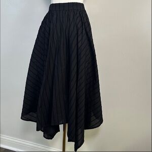 Nwt Disturbia Blythe Handkerchief Hem Midi Stretch Skirt Black Goth Romantic 12